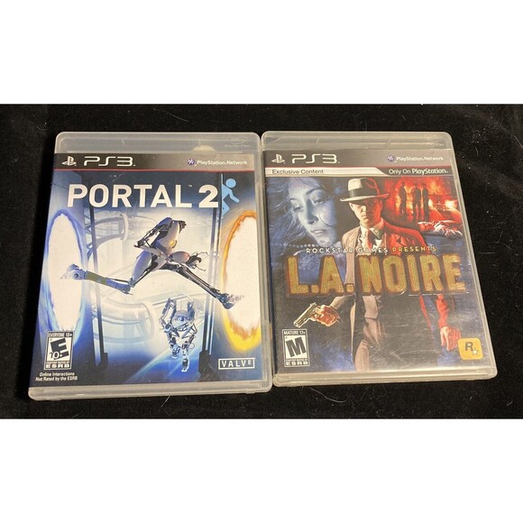 PlayStation 3 PS3 Games LA Noir Portal 2 - Picture 1 of 2
